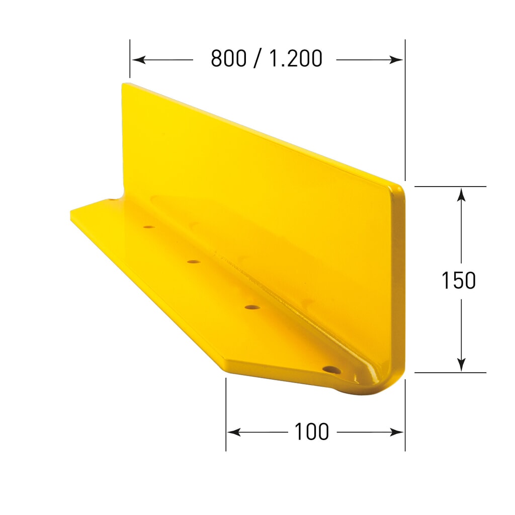 Veiligheidsdrempel, hxb 150 x 800 mm, dikte 6 mm Productafbeelding nr. 7: Veiligheidsdrempel, hxb 150 x 800 mm, dikte 6 mm