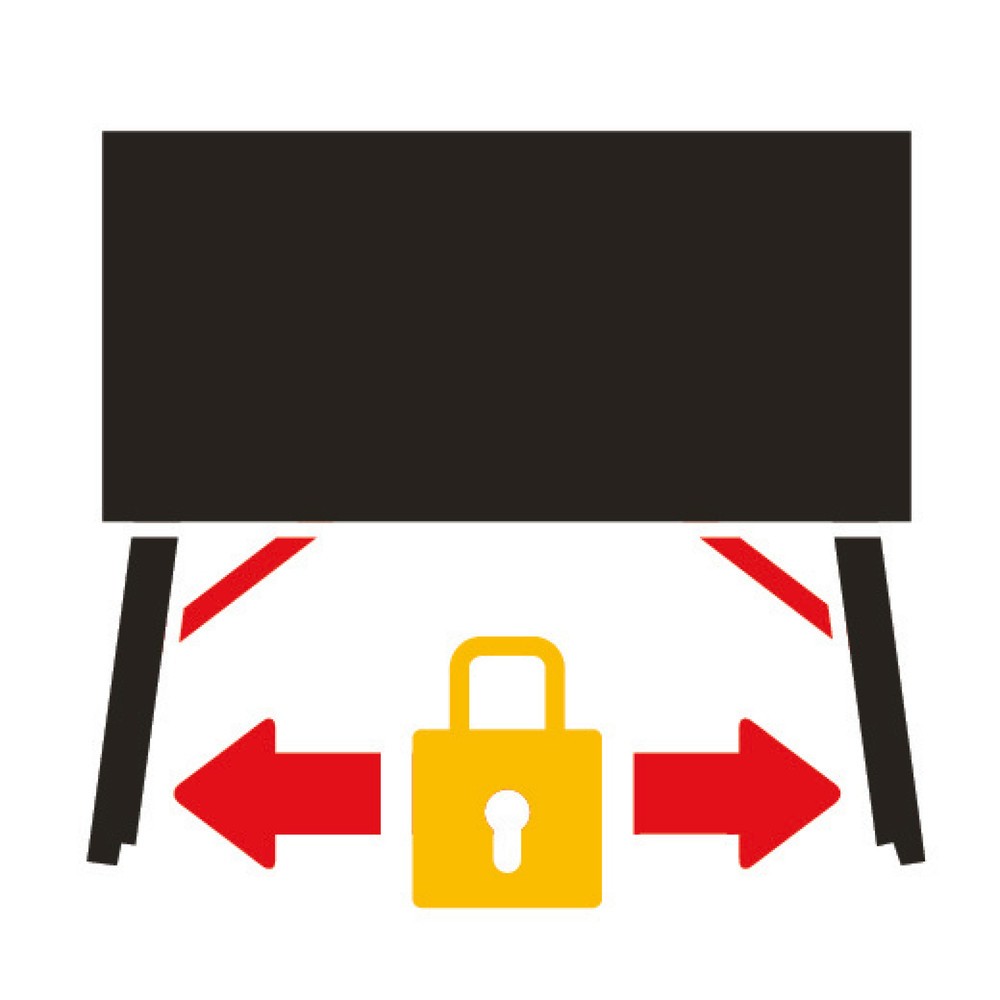Productafbeelding nr. 7: Veiligheidskast asecos® Q-PEGASUS / type 90, 4 uittrekbare lekbakken, h x b x d 1.953 x 599 x 615 mm, verkeersrood