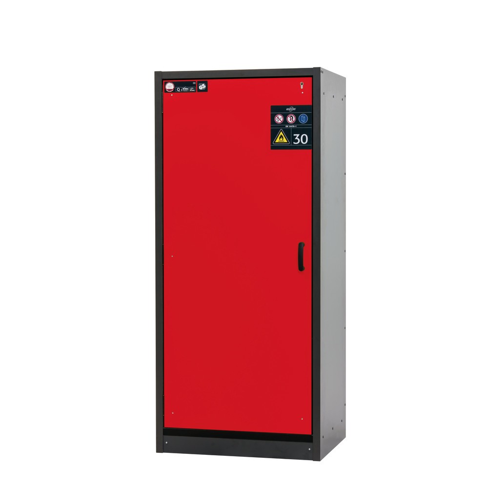 Productafbeelding nr. 1: Veiligheidskast asecos® type 30, hxbxd 1.947 x 864 x 620 mm, antracietgrijs / verkeersrood