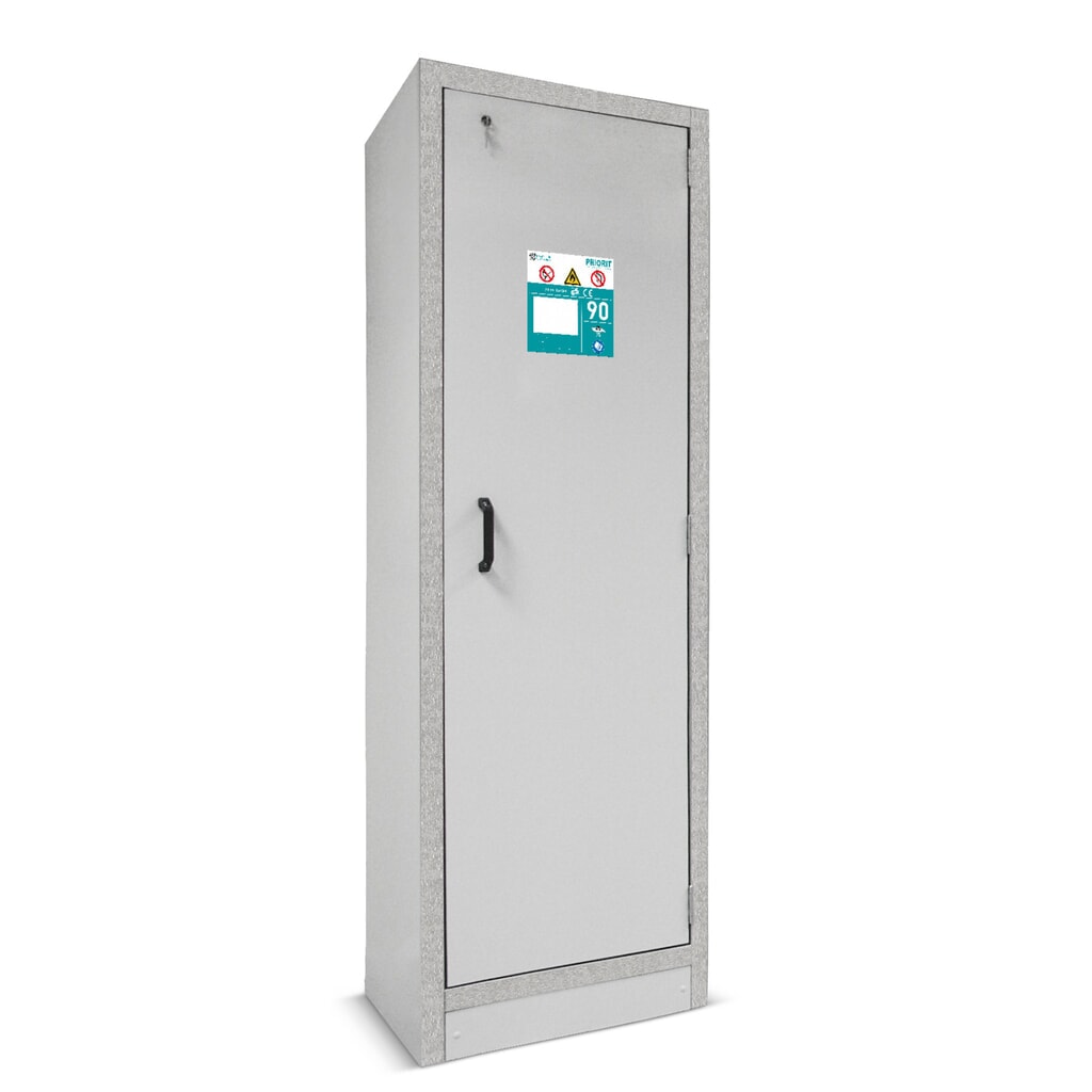 Brandveilige kluis PRIORIT type 90, 3 kuipbodems van staal, hxbxd 1.960 x 600 x 595 mm Product afbeelding: Brandveilige kluis PRIORIT type 90, 3 kuipbodems van staal, hxbxd 1.960 x 600 x 595 mm