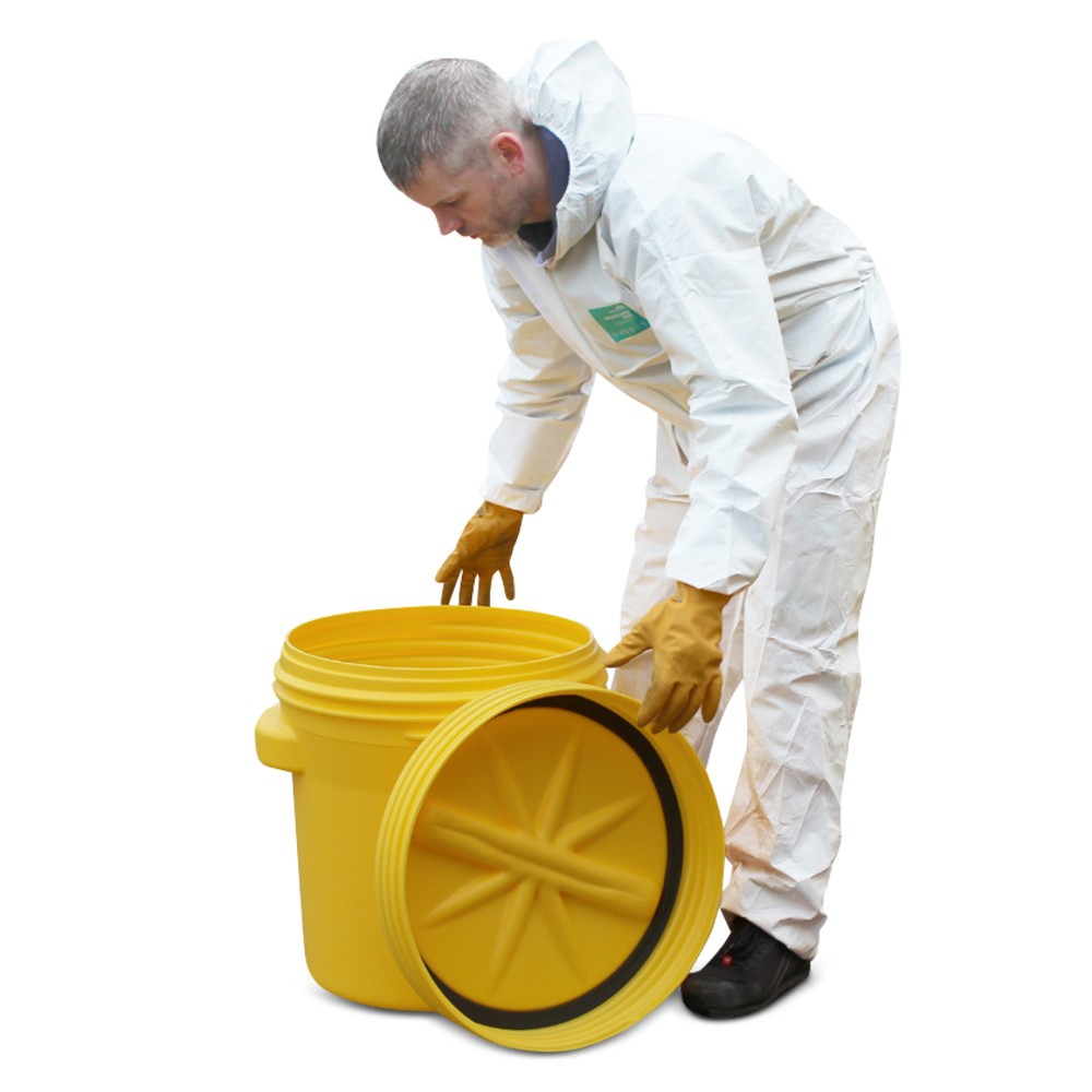 Productafbeelding nr. 2: Veiligheidsvat van HDPE, UN-goedkeuring, met schroefdekselsluiting en 2 grepen, 77 l