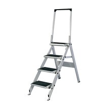 Productafbeelding nr. 1: Veiligheidsvouwtrap HYMER, stahoogte 0,90 m, met veiligheidsbeugel