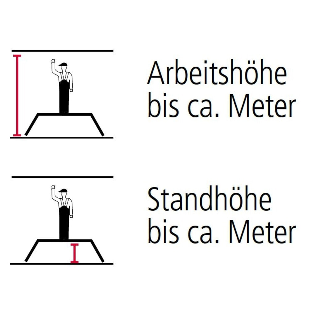 Inklapbaar werkplatform KRAUSE® uit aluminium, stahoogte 0,45 m Productafbeelding nr. 4: Inklapbaar werkplatform KRAUSE® uit aluminium, stahoogte 0,45 m