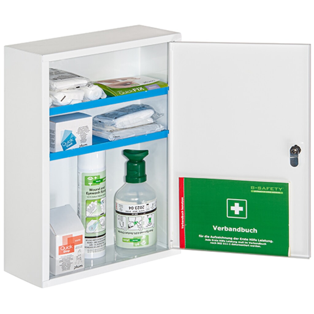 Verbandkast B-Safety CLASSIC, met inhoud DIN 13157 Productafbeelding nr. 2: Verbandkast B-Safety CLASSIC, met inhoud DIN 13157