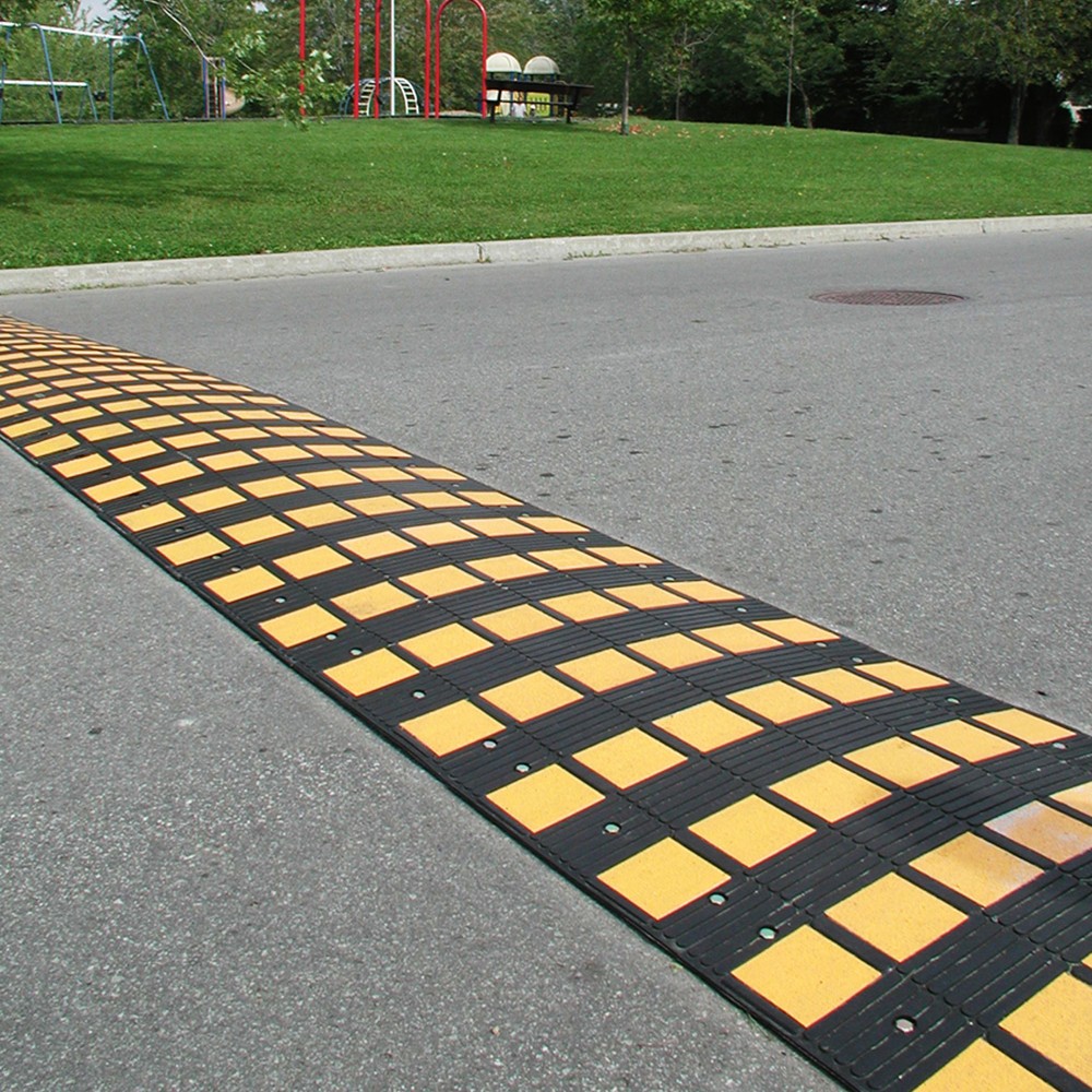 Productafbeelding nr. 3: Verkeersdrempel SafeRide®, < 30 km/u, afsluitelement met groef, bouwhoogte 50 mm, zwart
