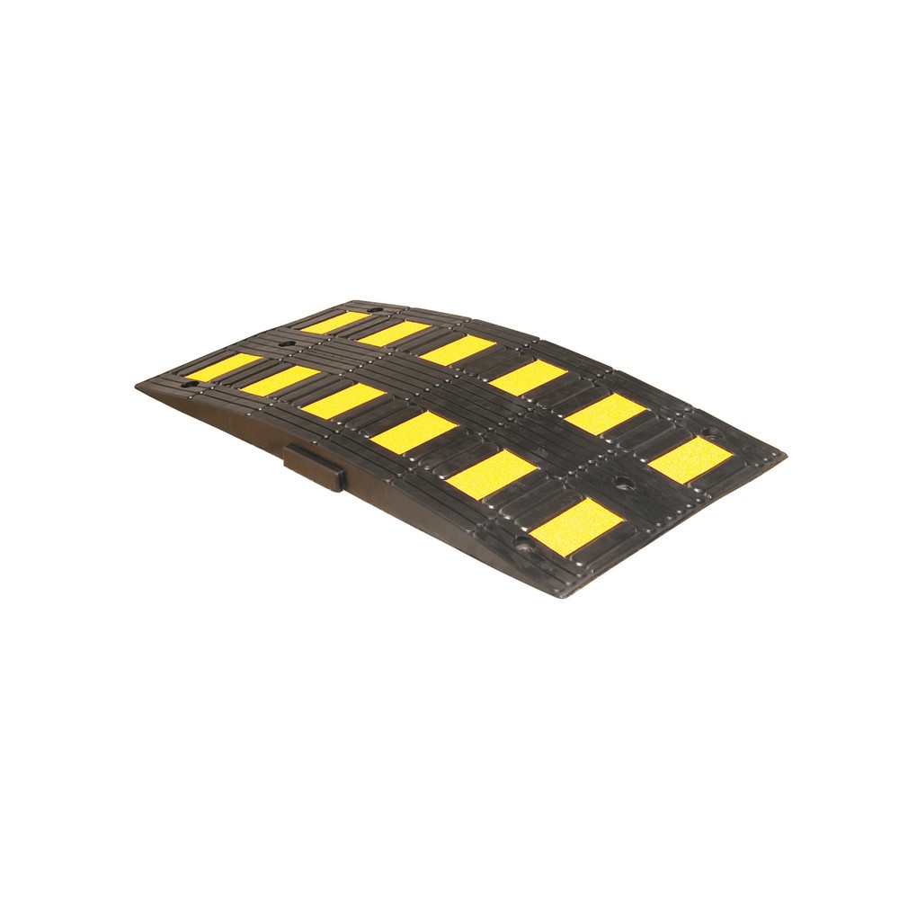 Productafbeelding nr. 1: Verkeersdrempel SafeRide®, < 20 km/u, basiselement, bouwhoogte 75 mm, zwart/geel