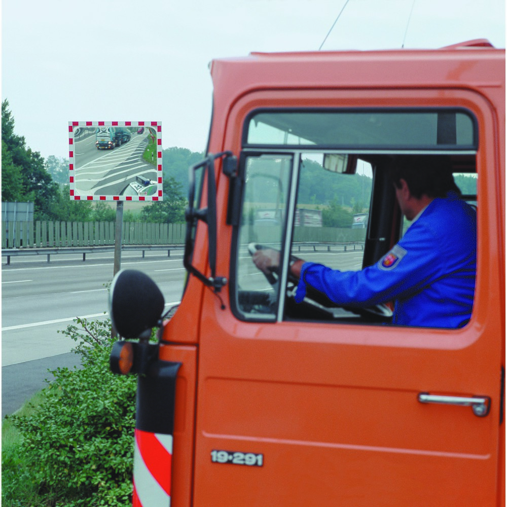 Productafbeelding nr. 3: Verkeersspiegel Diamond Premium, met verwarming, bxh 800 x 600 mm