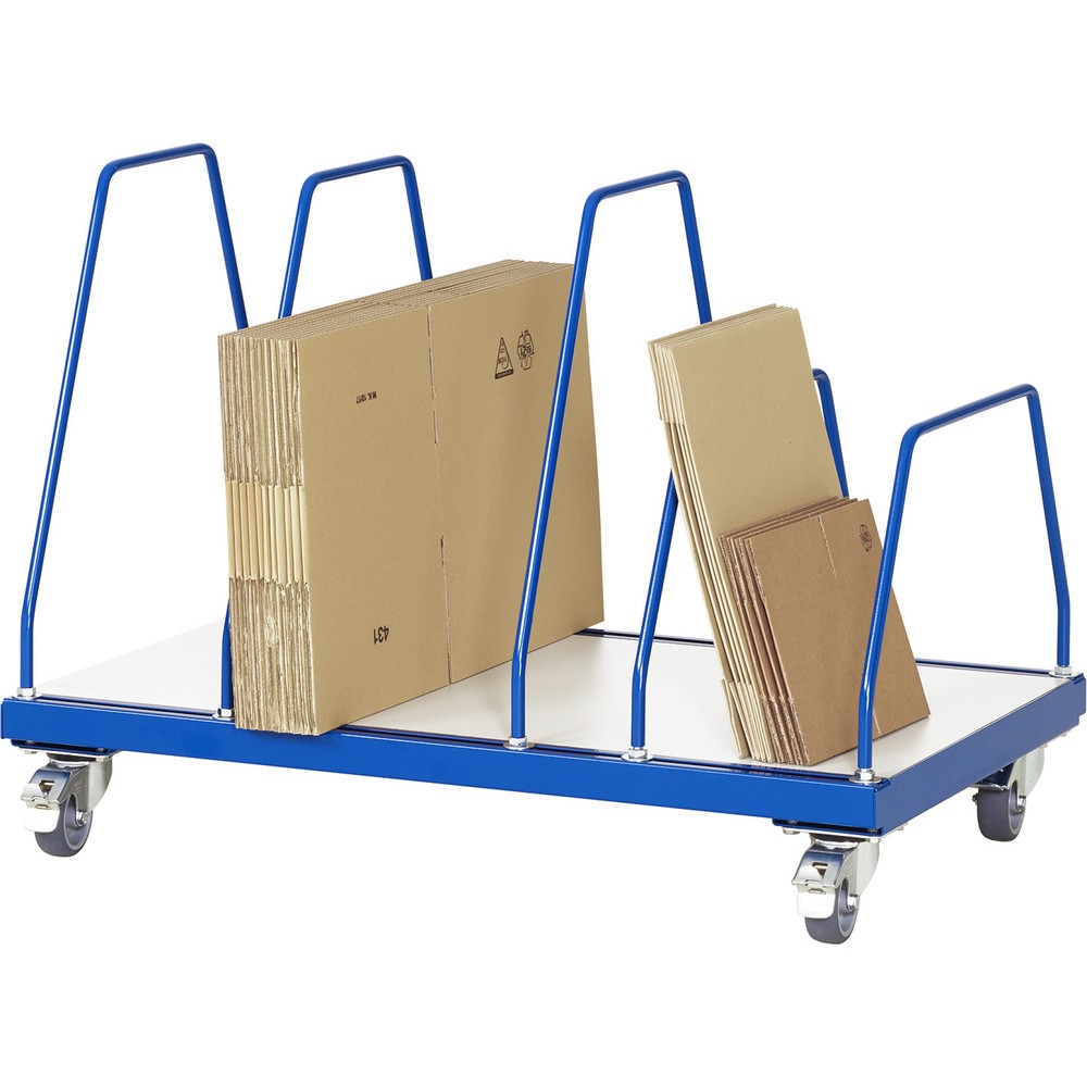 Product afbeelding: Verrijdbaar opbergrek RAU voor kartonnen verpakkingen, hxbxd 660 x 1415 x 590 mm