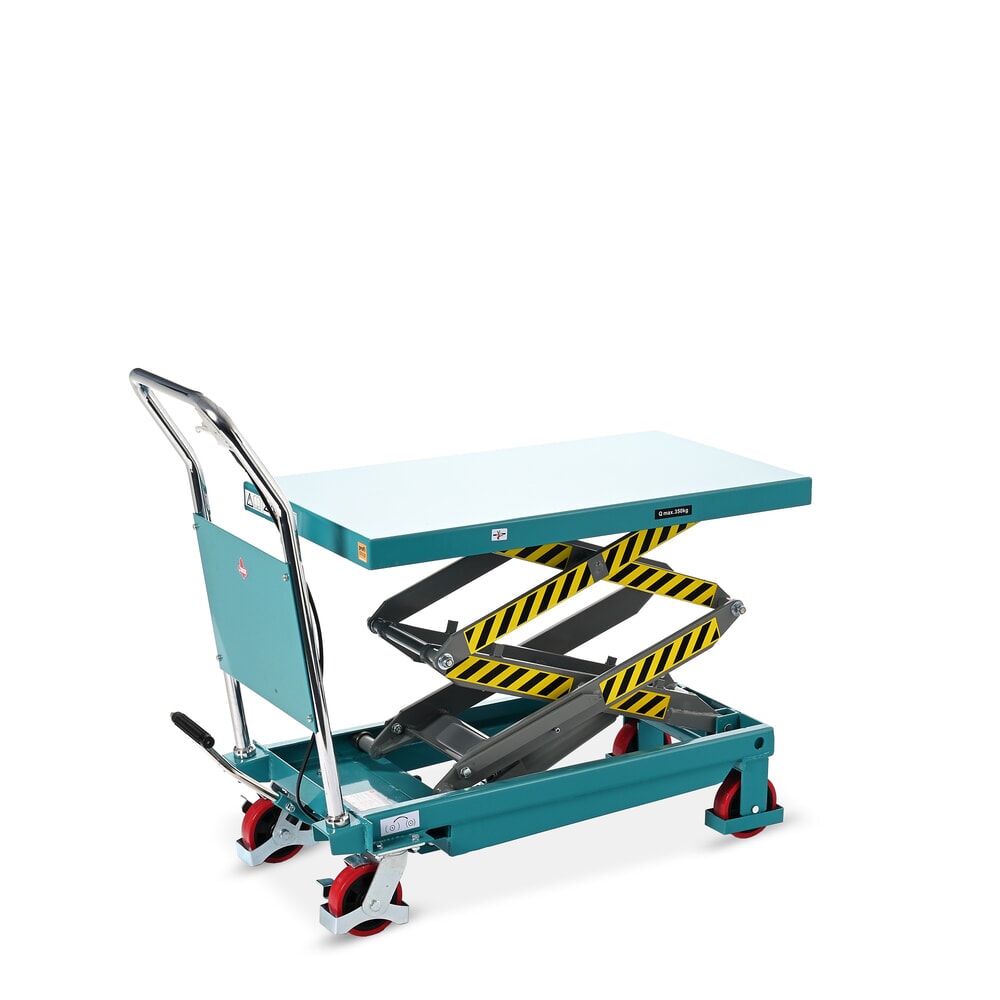 Productafbeelding nr. 3: Verrijdbare heftafel met dubbele schaar Ameise®, cap. 350 kg, afmetingen 910 x 500 mm