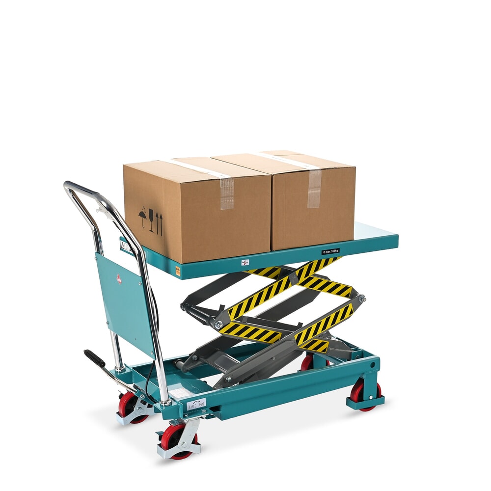 Productafbeelding nr. 4: Verrijdbare heftafel met dubbele schaar Ameise®, cap. 350 kg, afmetingen 910 x 500 mm