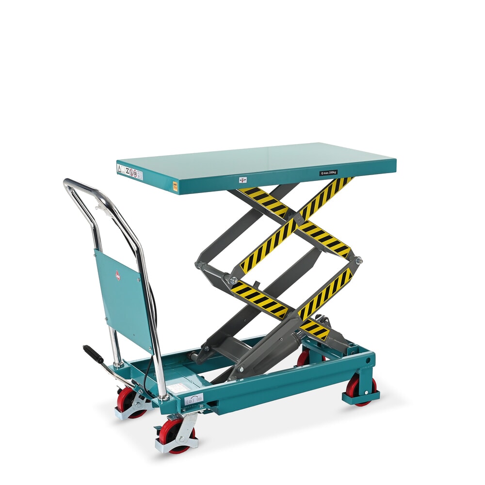 Productafbeelding nr. 6: Verrijdbare heftafel met dubbele schaar Ameise®, cap. 350 kg, afmetingen 910 x 500 mm