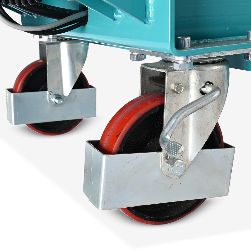 Verrijdbare schaarheftafel Ameise® elektrisch, cap. 500 kg, à 1.010 x 520 mm Productafbeelding nr. 6: Verrijdbare schaarheftafel Ameise® elektrisch, cap. 500 kg, à 1.010 x 520 mm