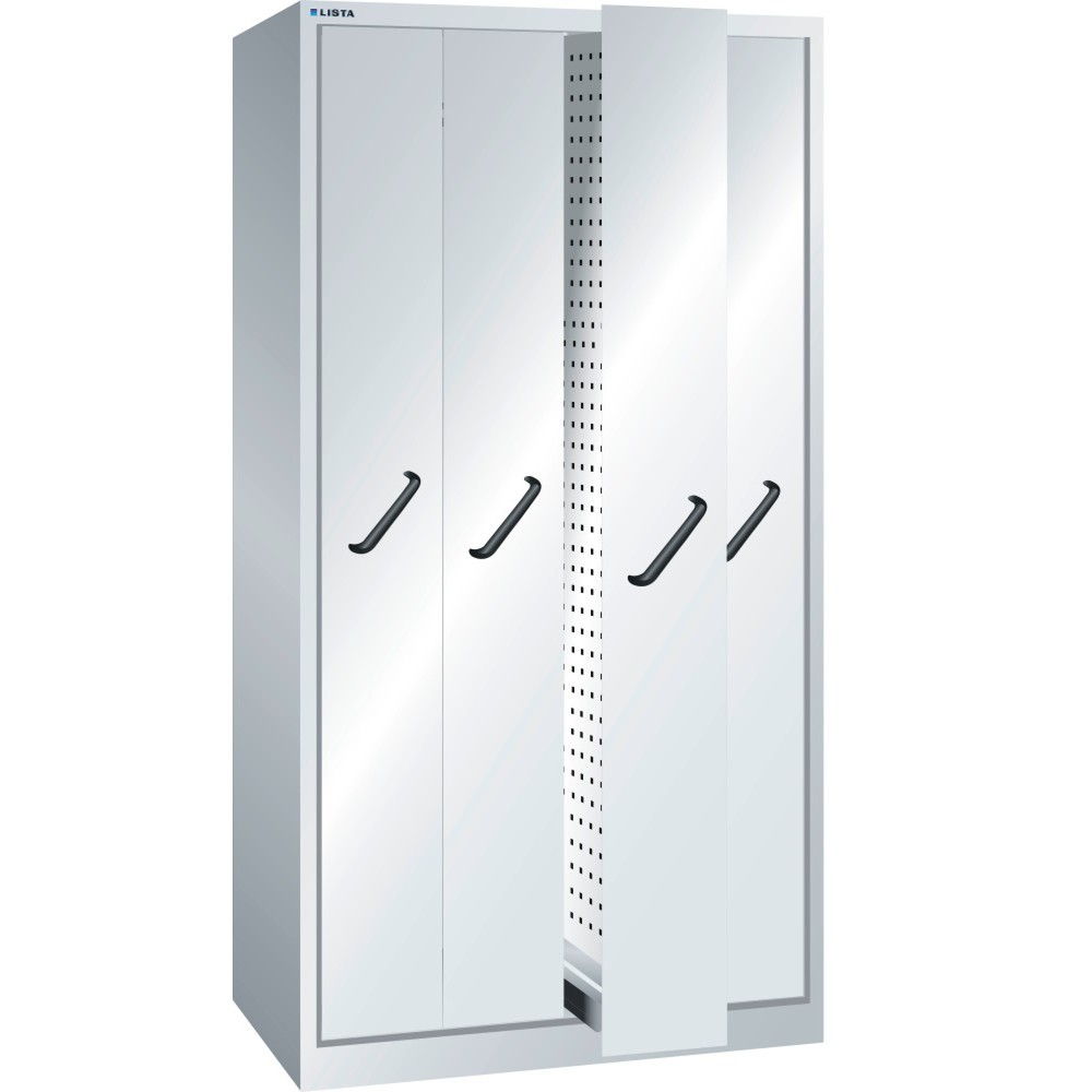 Product afbeelding: Verticaal uitschuifbare kast LISTA, (bxdxh) 1000x695x1950 mm, met frontpanelen