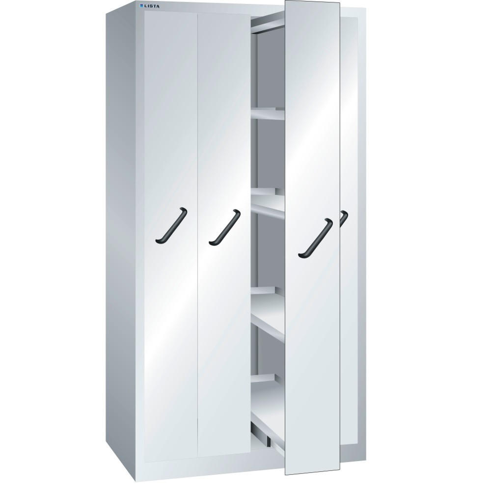 Product afbeelding: Verticaal uitschuifbare kast LISTA, (bxdxh) 1000x695x1950 mm, met frontpanelen