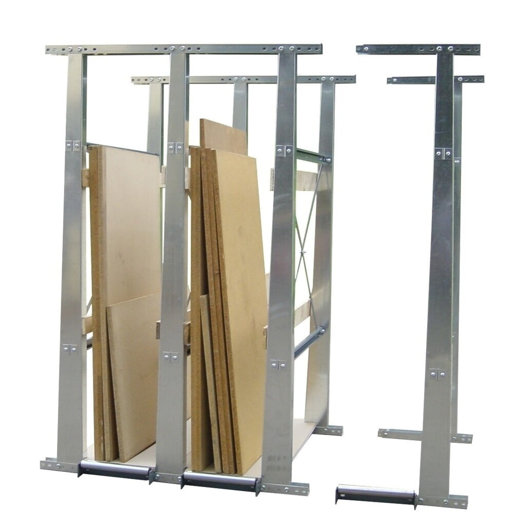 Verticale platenstandaard VLP, aanbouwelement voor meer diepte, bxd 1.560 x 1.500 mm, 2 vakken Product afbeelding: Verticale platenstandaard VLP, aanbouwelement voor meer diepte, bxd 1.560 x 1.500 mm, 2 vakken