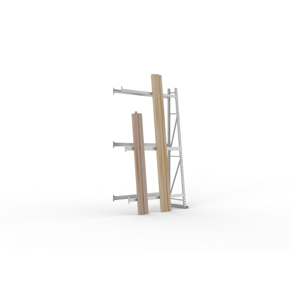 Verticale stelling META, eenzijdig, AV, hxbxd 2.500 x 1.400 x 500 mm Product afbeelding: Verticale stelling META, eenzijdig, AV, hxbxd 2.500 x 1.400 x 500 mm