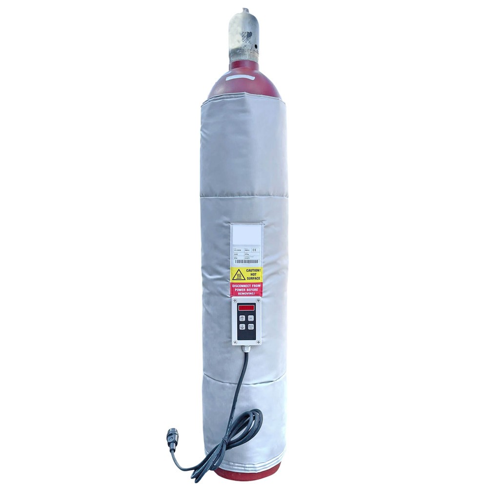 Product afbeelding: Verwarmingsmantel Kuhlmann voor gasflessen 0-40°C, 230 V, 435 W, lxh 1.050 x 860 mm