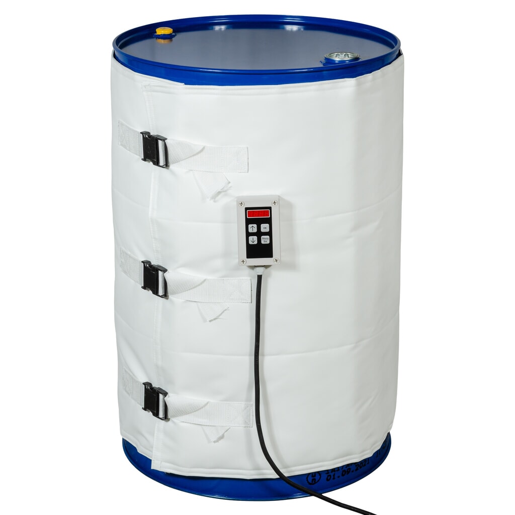 Product afbeelding: Verwarmingsmantel Kuhlmann voor vaten in de voedingsmiddelen- en farmaceutische industrie, 200-220 l, 0-120ºC, 230 V, 1.200 W, lxh 1.990 x 800 mm