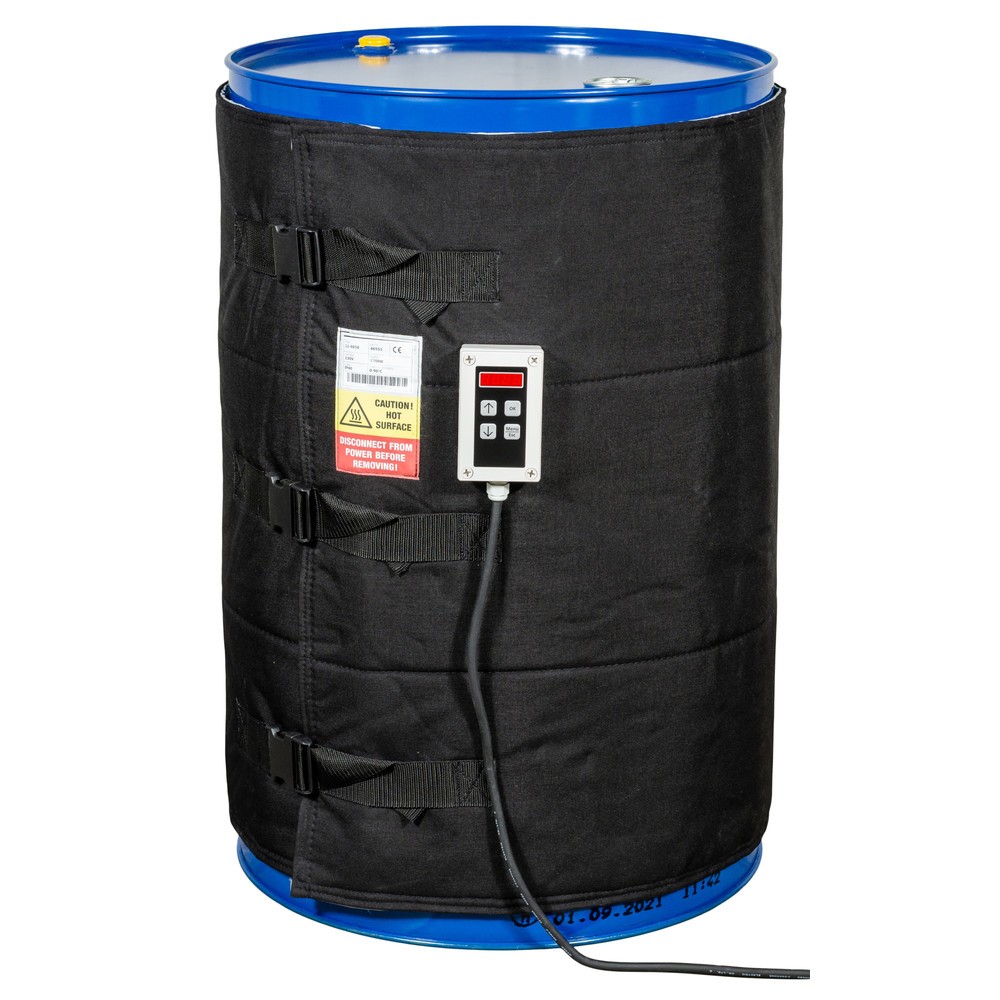 Product afbeelding: Verwarmingsmantel Kuhlmann voor vaten met digitale temperatuurregelaar, 200-220 l, 0-90ºC, 230 V, 1.200 W, lxh 1.990 x 800 mm