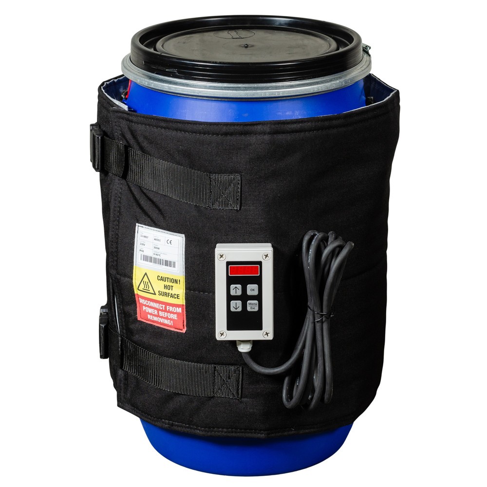 Product afbeelding: Verwarmingsmantel Kuhlmann voor vaten met digitale temperatuurregelaar, 50-60 l, 0-90ºC, 230 V, 300 W, lxh 1.330 x 460 mm