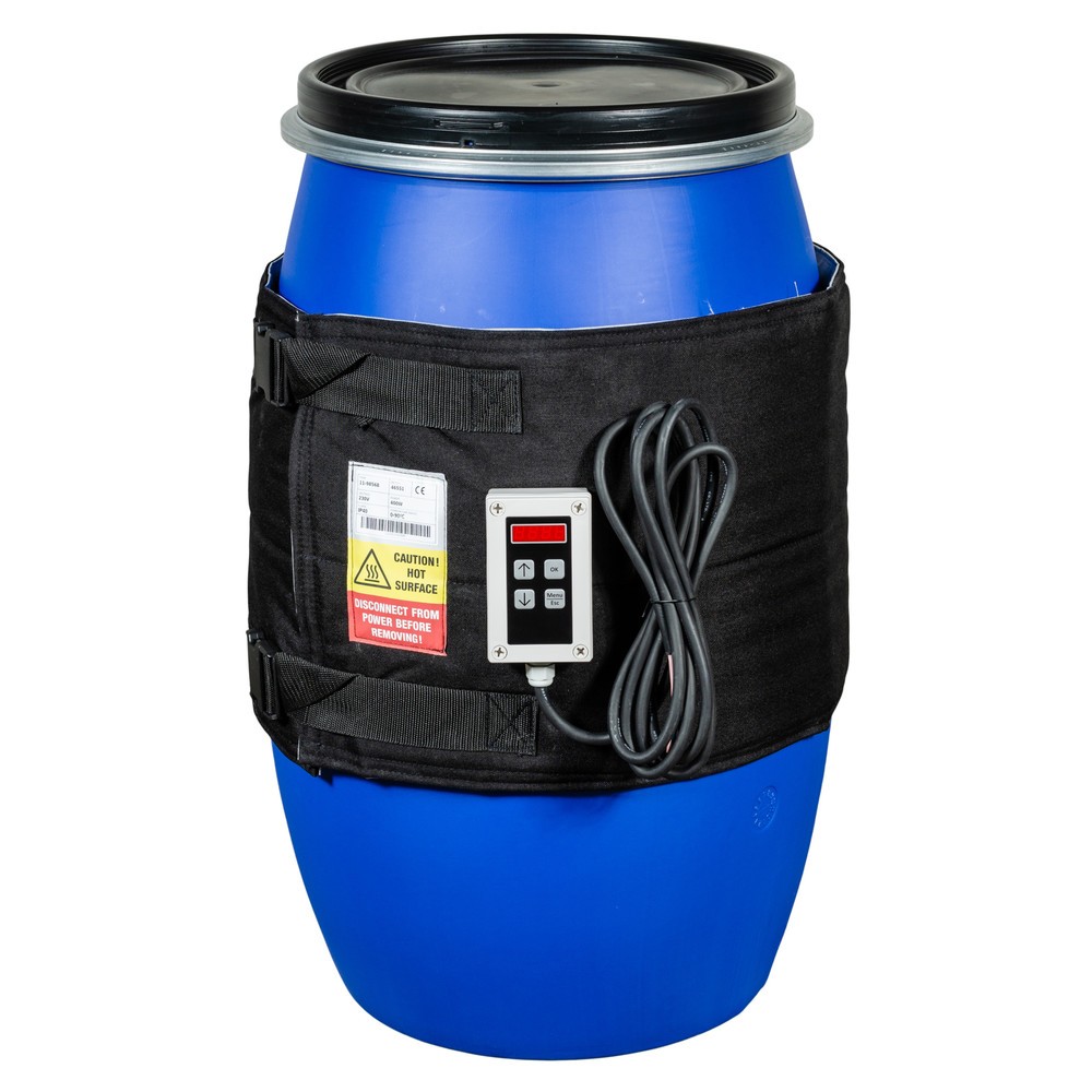 Product afbeelding: Verwarmingsmantel Kuhlmann voor vaten met digitale temperatuurregelaar, 105-120 l, 0-90ºC, 230 V, 400 W, lxh 1.650 x 370 mm