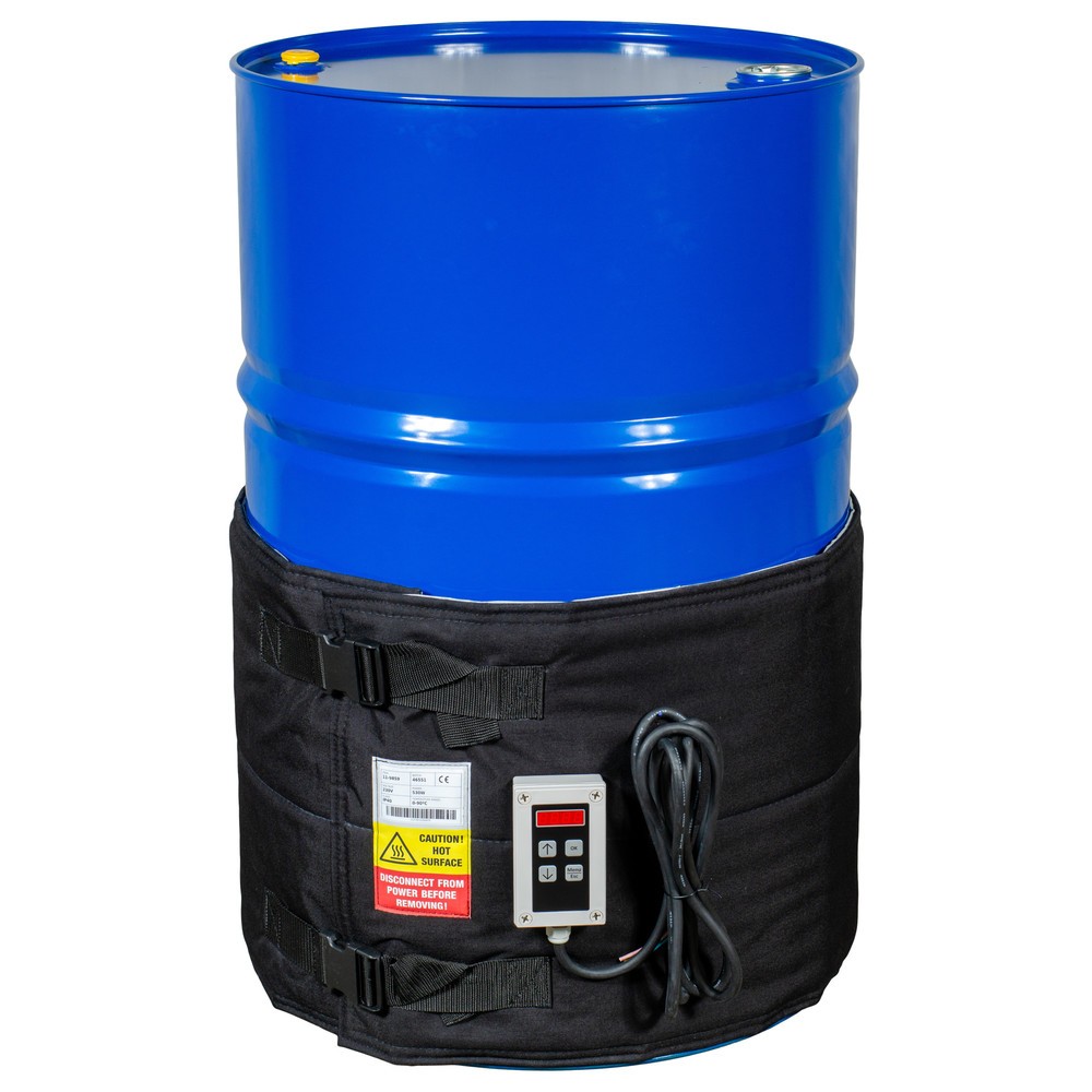 Productafbeelding nr. 1: Verwarmingsmantel Kuhlmann voor vaten met digitale temperatuurregelaar, 200-220 l, 0-90ºC, 230 V, 530 W, lxh 1.990 x 450 mm