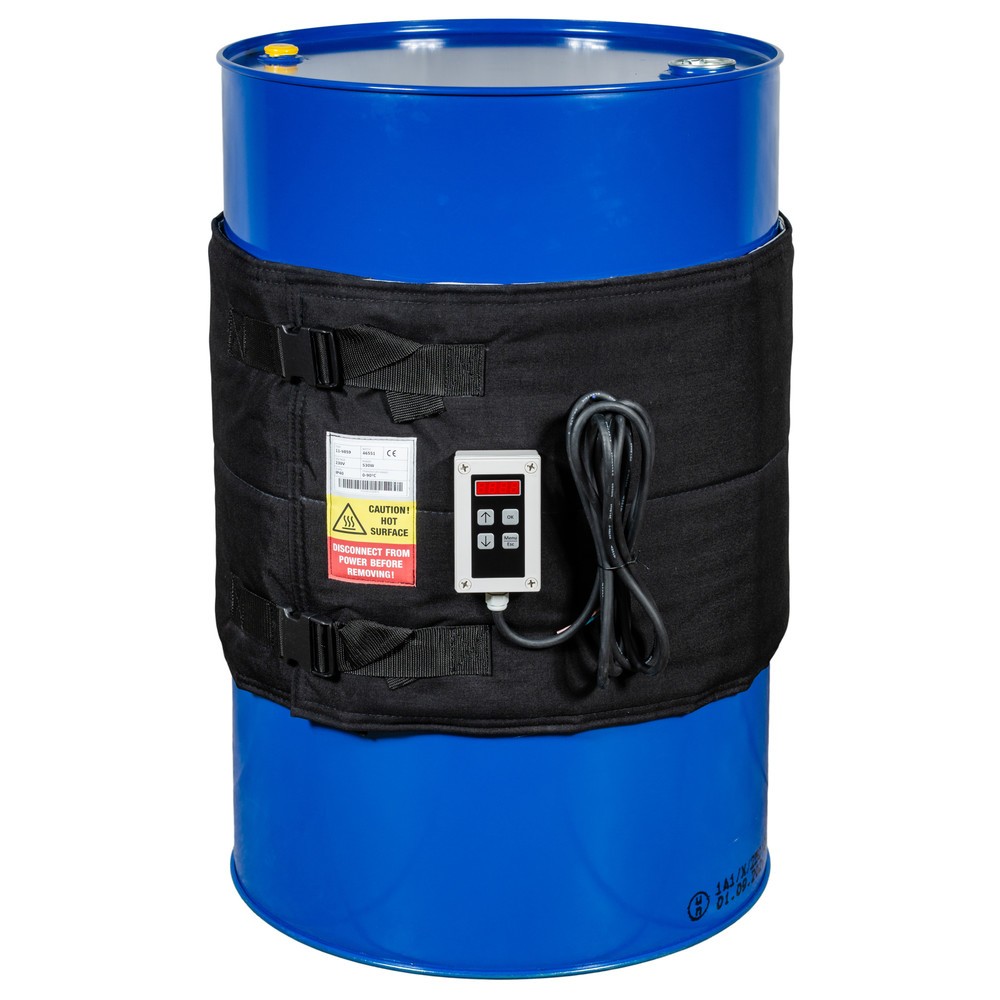 Productafbeelding nr. 2: Verwarmingsmantel Kuhlmann voor vaten met digitale temperatuurregelaar, 200-220 l, 0-90ºC, 230 V, 530 W, lxh 1.990 x 450 mm