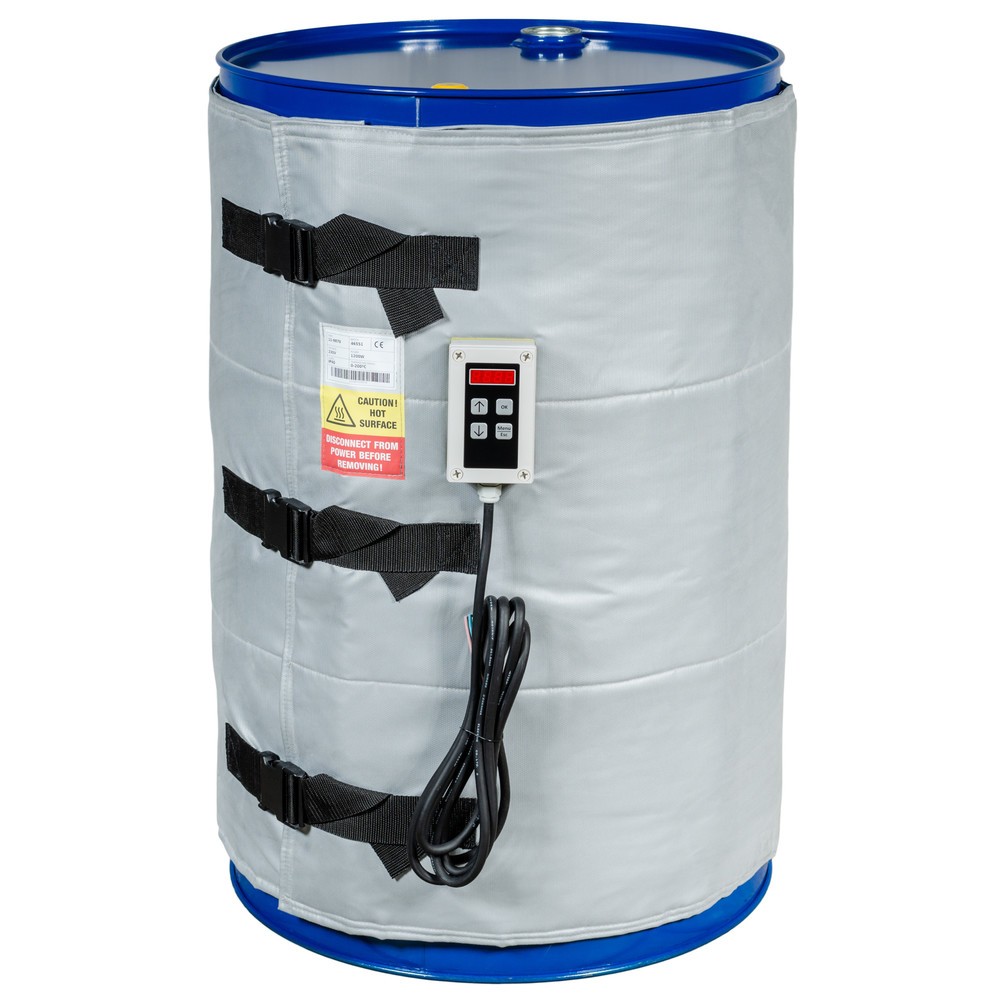 Product afbeelding: Verwarmingsmantel voor vaten Kuhlmann voor hoge temperaturen, 200-220 l, 0-200ºC, 230 V, 1.200 W, Llxh 1.990 x 800 mm