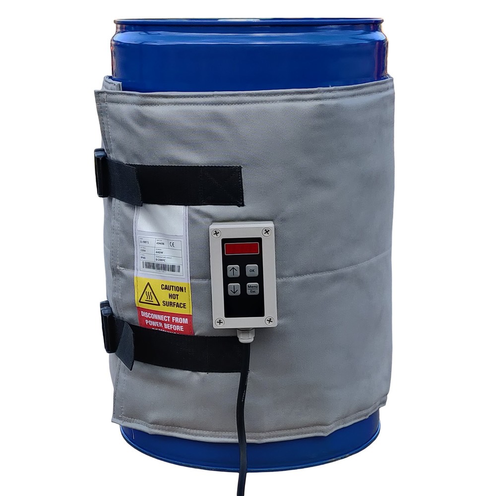 Productafbeelding nr. 2: Verwarmingsmantel voor vaten Kuhlmann voor hoge temperaturen, 50-60 l, 0-200ºC, 230 V, 440 W, Llxh 1.380 x 460 mm