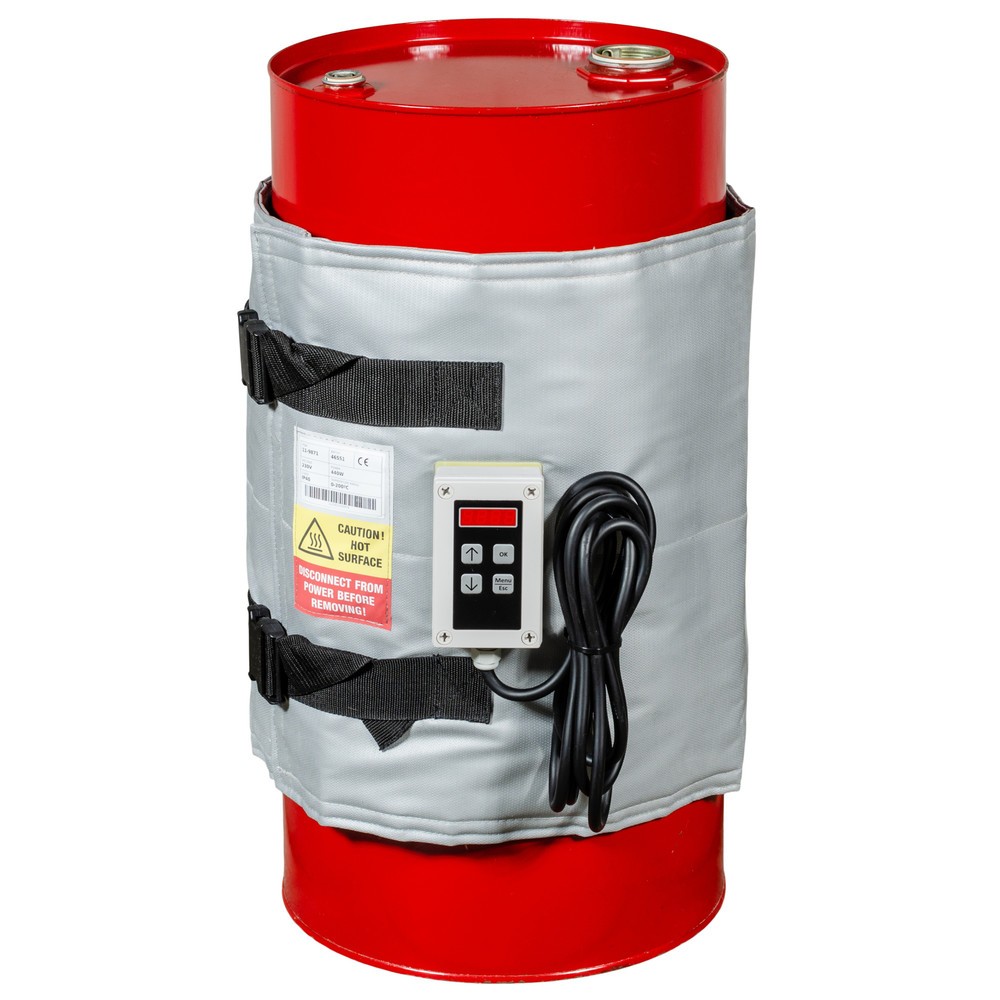 Product afbeelding: Verwarmingsmantel voor vaten Kuhlmann voor hoge temperaturen, 50-60 l, 0-200ºC, 230 V, 440 W, Llxh 1.380 x 460 mm