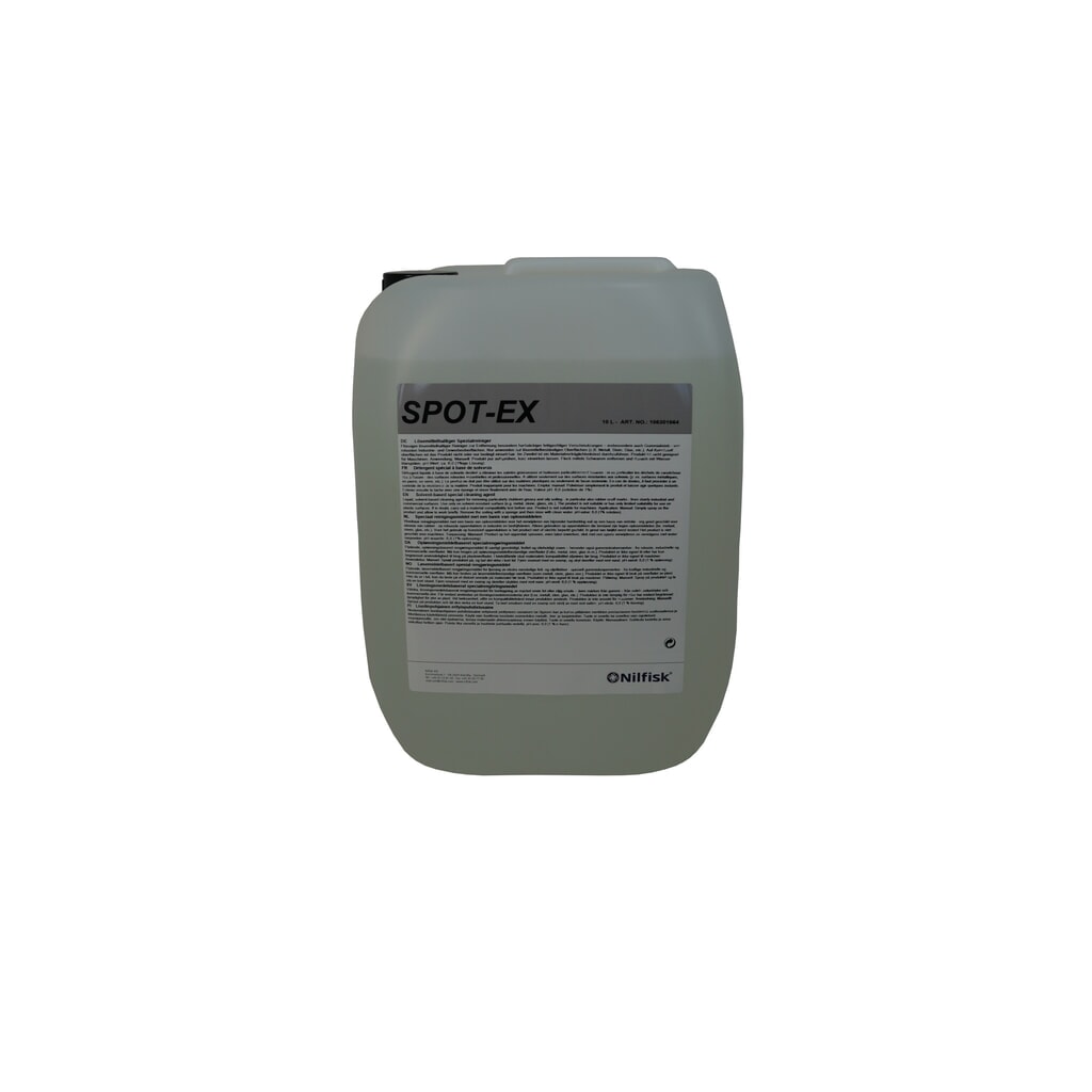 Verwijderaar voor rubberstrepen Nilfisk® Spot-Ex SV1, 6 x 1 liter Product afbeelding: Verwijderaar voor rubberstrepen Nilfisk® Spot-Ex SV1, 6 x 1 liter