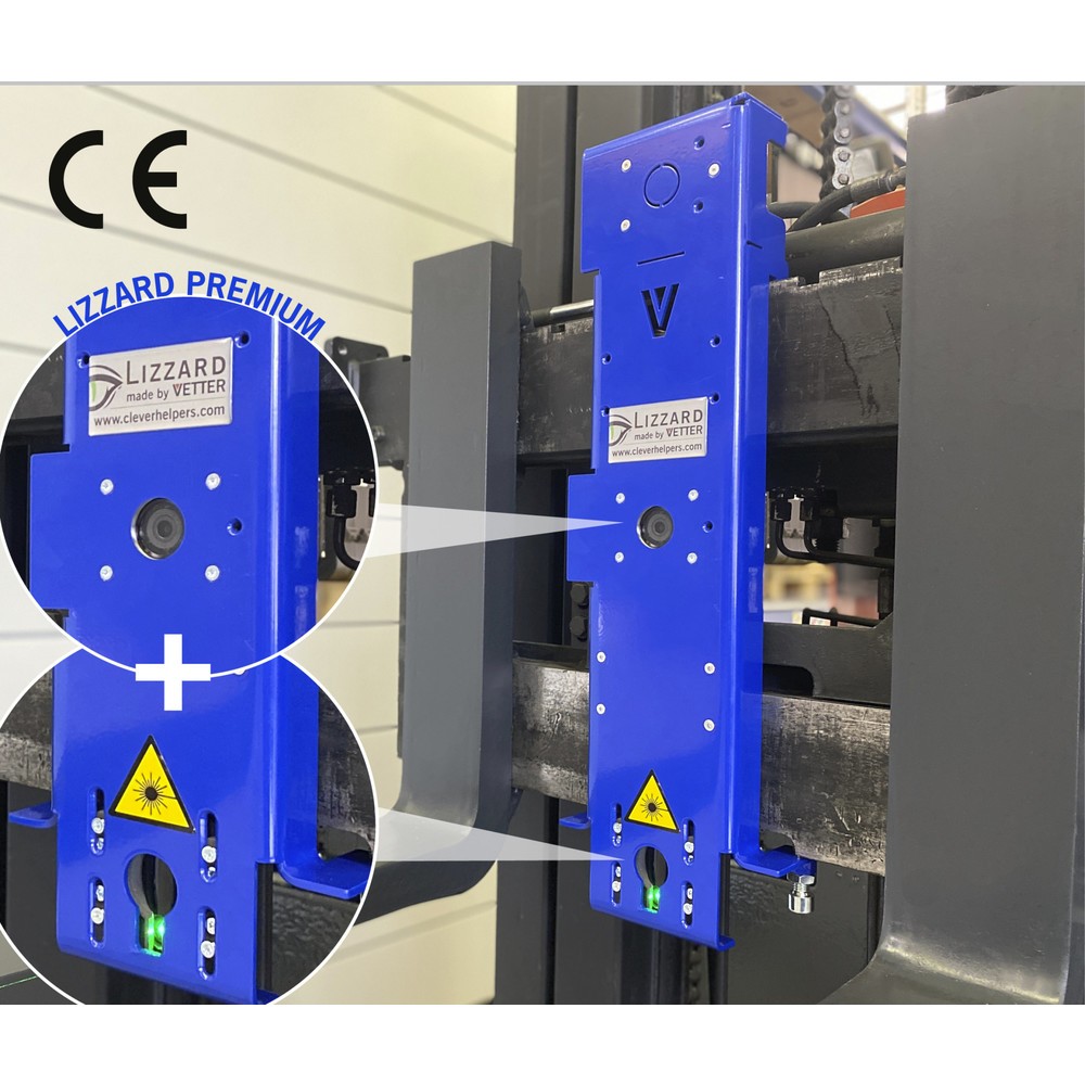 Product afbeelding: VETTER® LIZZARD Premium, vorkengeleiding met laser en camera, ISO 2A