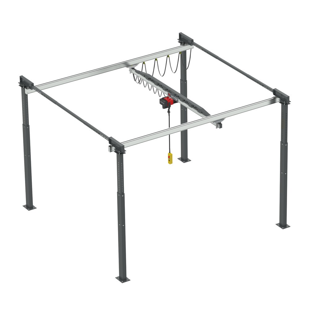 Product afbeelding: VETTER portaalkraan met twee rails ErgoLine®, reikwijdte 2.420 mm, draagvermogen 125 kg