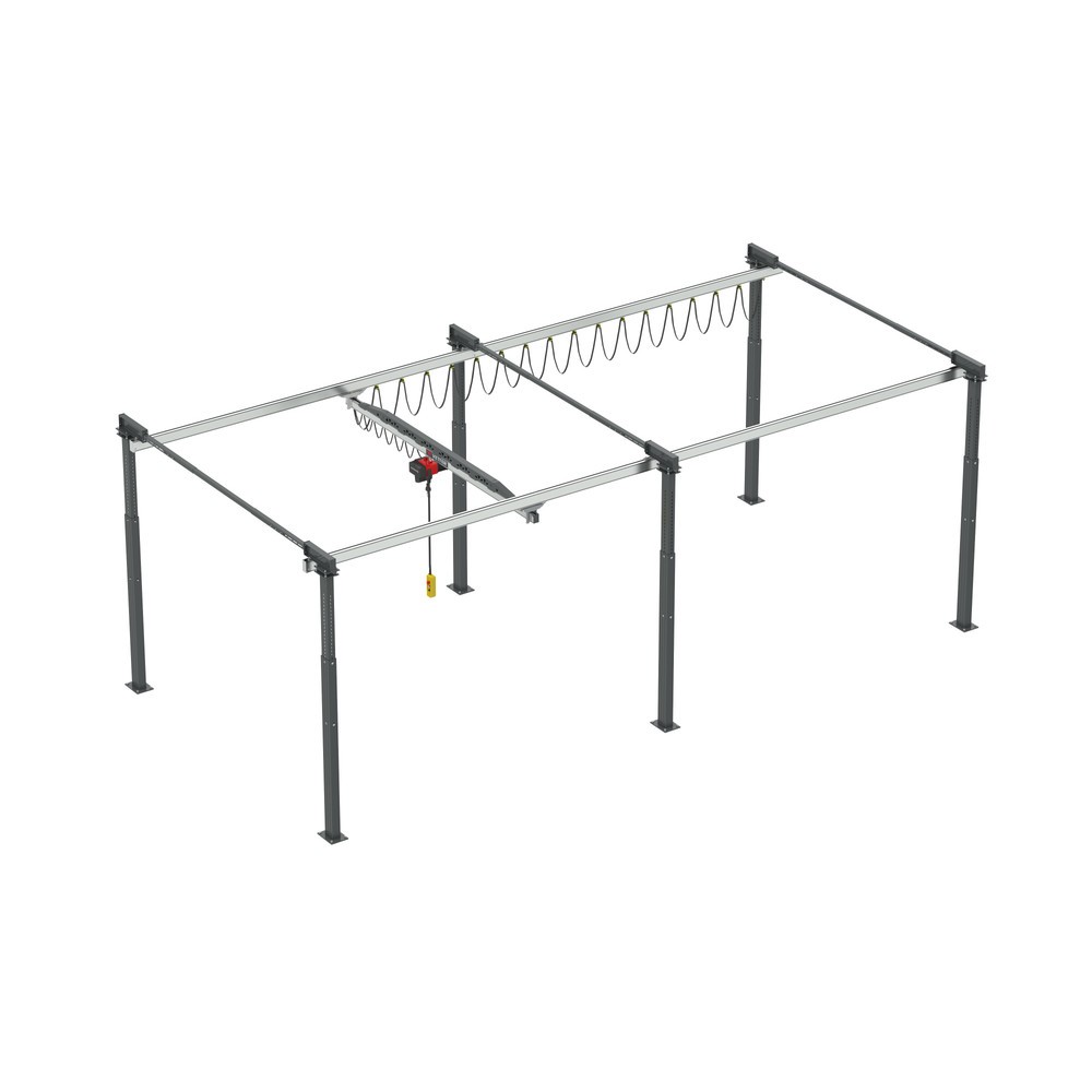 Productafbeelding nr. 1: VETTER portaalkraan met twee rails ErgoLine®, reikwijdte 10.500 mm, draagvermogen 500 kg