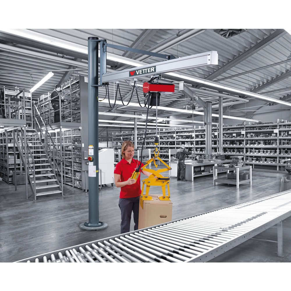 Productafbeelding nr. 4: Zwenkkraan VETTER® incl. elektrische takel LIFTKET, wanduitvoering, reikwijdte 1.900 mm, draagvermogen 125 kg