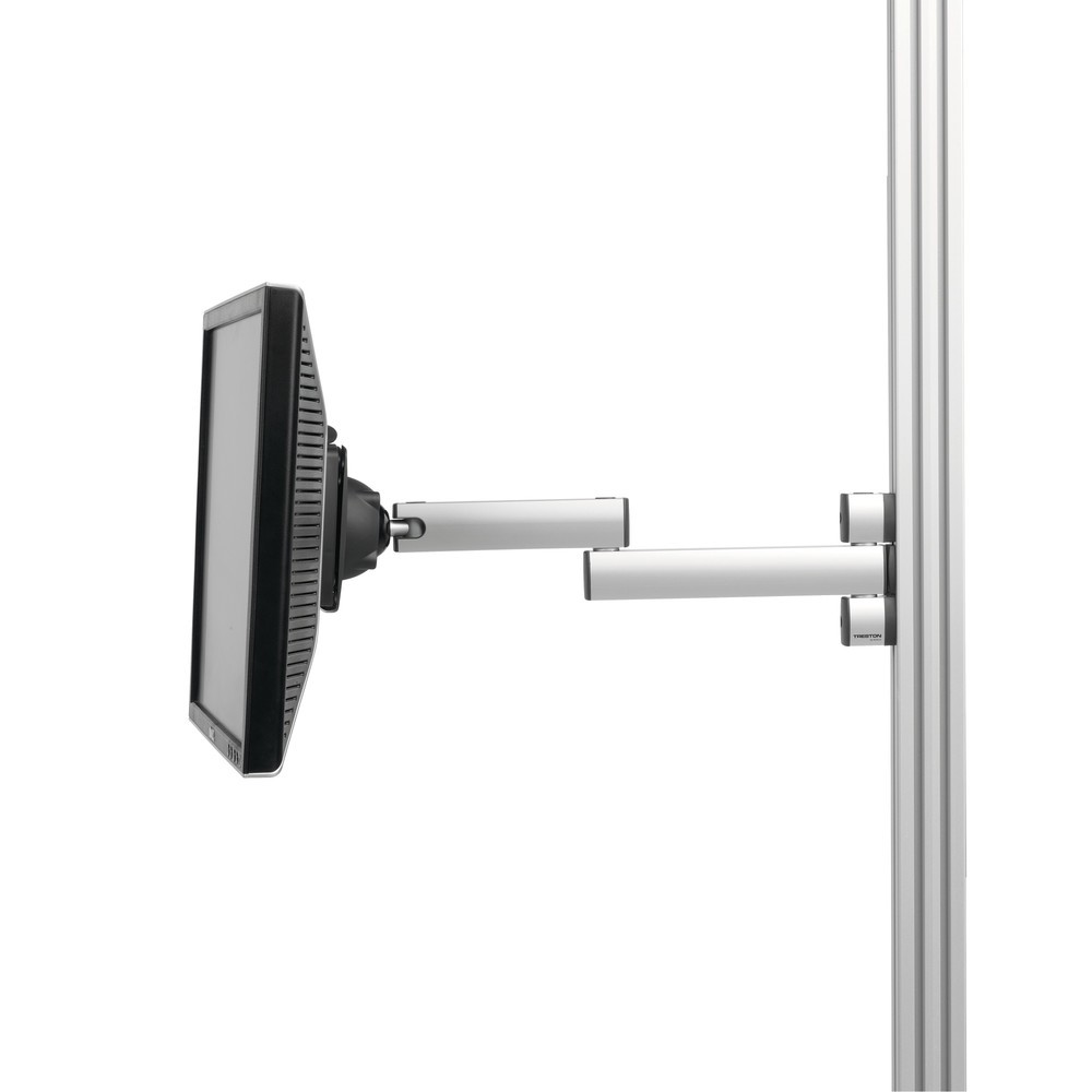 Product afbeelding: Vlakke monitor-zwenkarm voor werktafel TRESTON, type WB