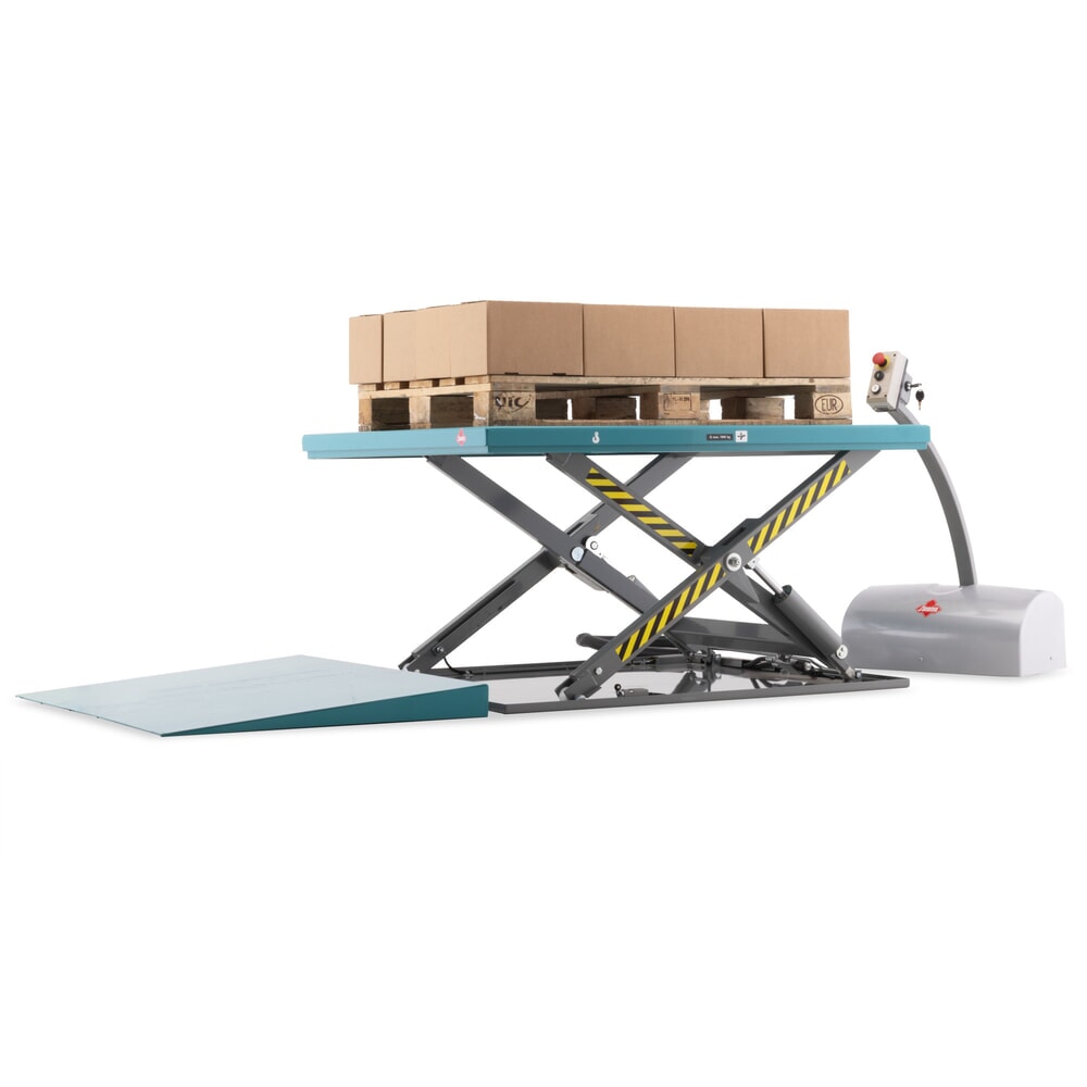 Productafbeelding nr. 2: Vlakke schaarheftafel Ameise®, gesloten, cap. 1.000 kg, platform 1.450 x 1.140 mm
