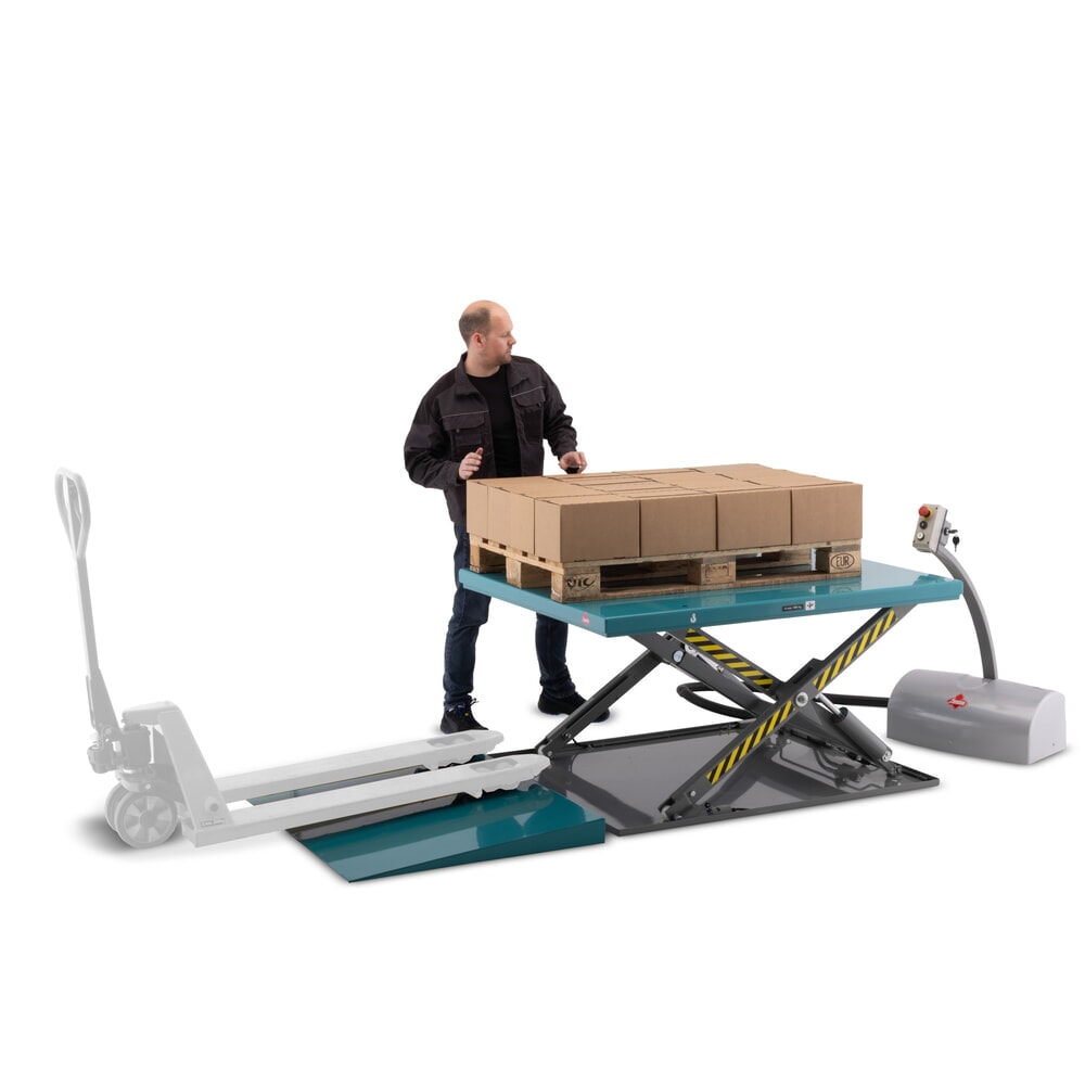 Productafbeelding nr. 4: Vlakke schaarheftafel Ameise®, gesloten, cap. 1.000 kg, platform 1.450 x 1.140 mm