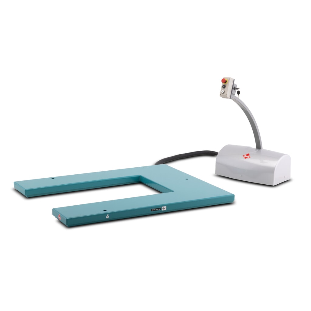 Vlakke schaarheftafel Ameise®, U-vormig, cap. 1.000 kg Product afbeelding: Vlakke schaarheftafel Ameise®, U-vormig, cap. 1.000 kg