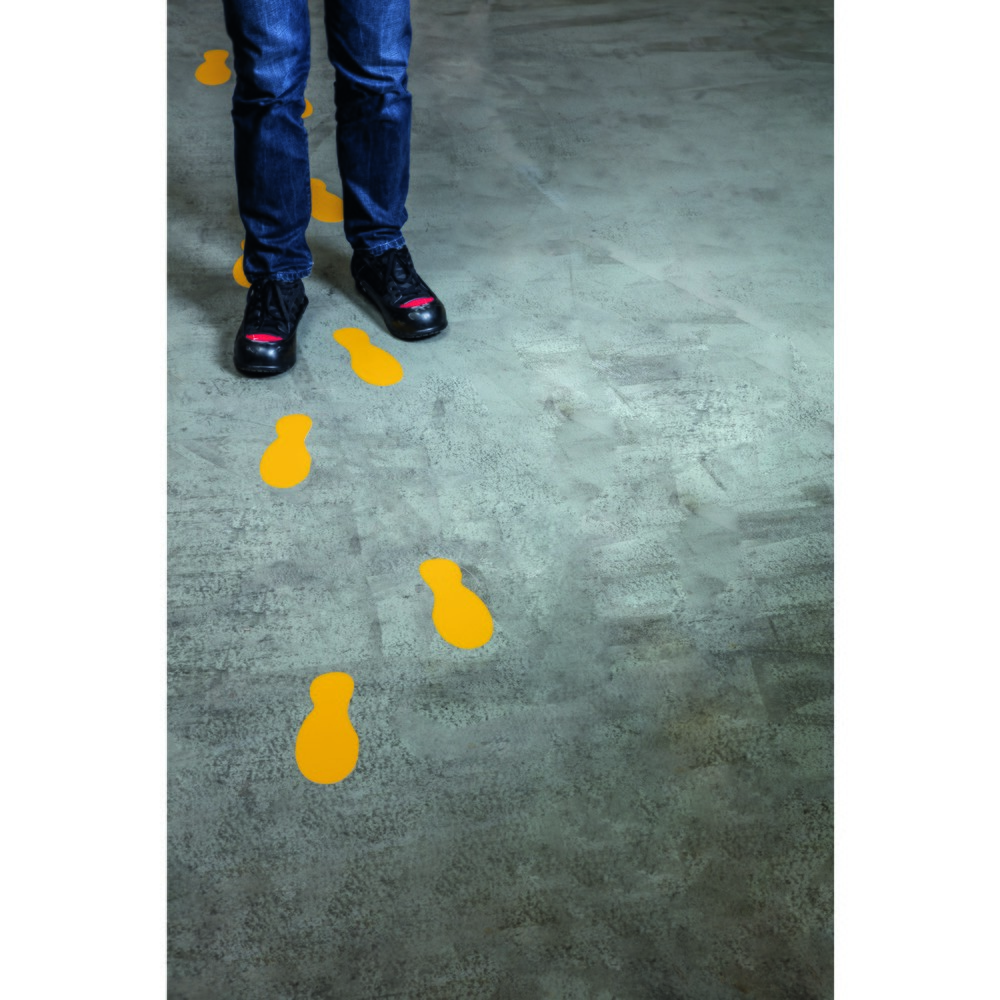 Productafbeelding nr. 2: Vloermarkeringssticker DURABLE voet, lxb 240 x 90 mm, dikte 0,7 mm, 30 stuks/VE