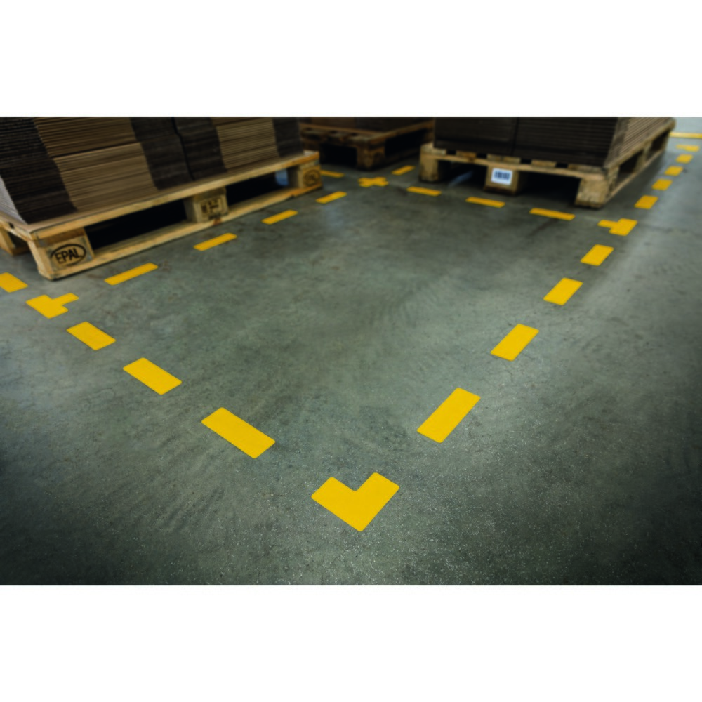 Productafbeelding nr. 2: Vloermarkeringssticker DURABLE kruis, lxb 150 x 150 mm, dikte 0,7 mm, 5 verpakkingen van 10 stickers/VE