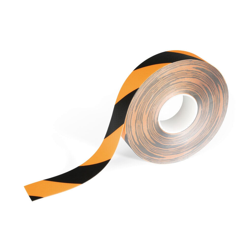 Vloermarkeringstape DURABLE DURALINE® 50/07, geel/zwart Product afbeelding: Vloermarkeringstape DURABLE DURALINE® 50/07, geel/zwart