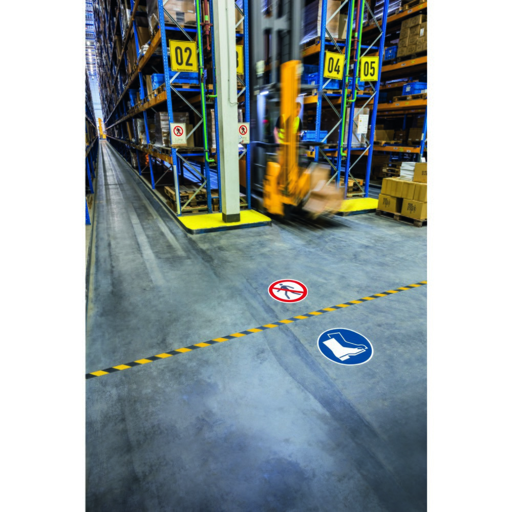 Productafbeelding nr. 3: Vloermarkeringstape DURABLE DURALINE® 50/07, geel/zwart