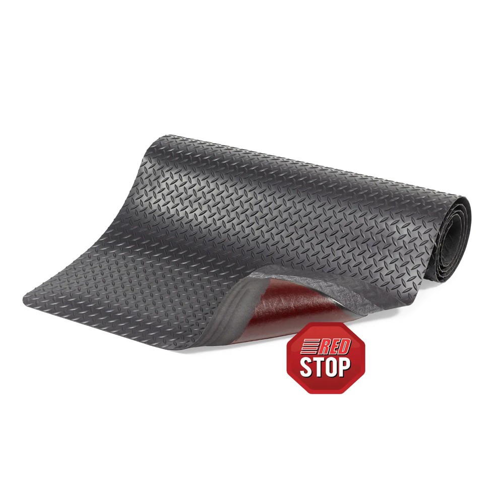 Productafbeelding nr. 1: Vloermat 2-laags, pvc, bxd 600 x 910 mm, zwart