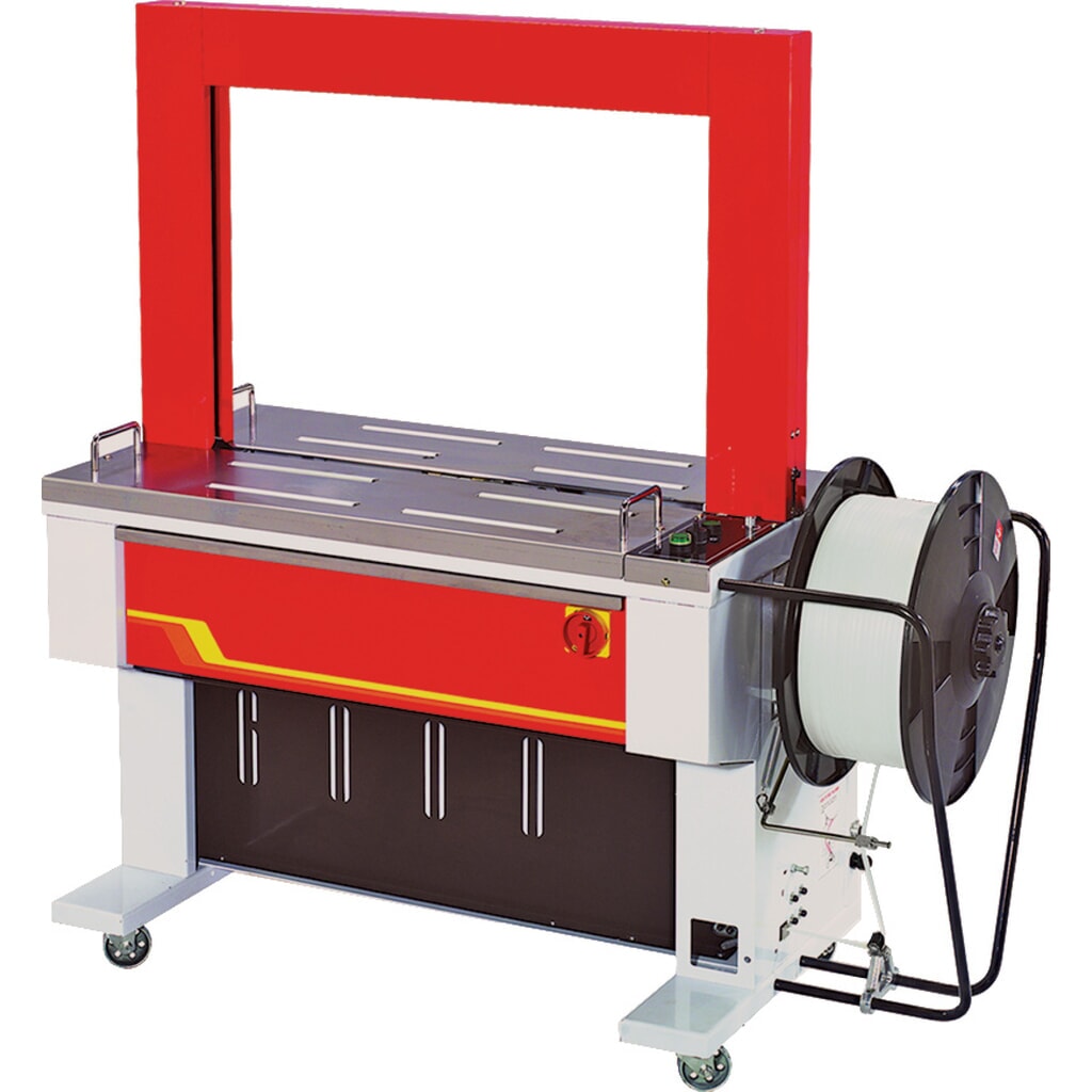 Product afbeelding: Volautomatische omsnoeringsmachine model 9000, voor bandbreedte 12 mm, frame hxb 600 x 850 mm