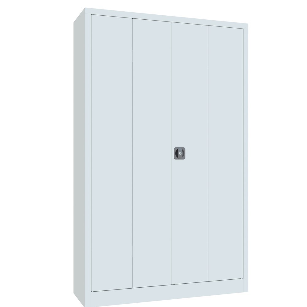Productafbeelding nr. 9: Vouwdeurkast PAVOY met 4 legborden, hxbxd 1.950 x 1.200 x 400 mm, lichtgrijs, lichtgrijs