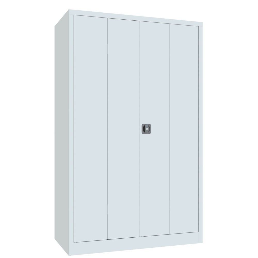 Productafbeelding nr. 9: Vouwdeurkast PAVOY met 4 legborden, hxbxd 1.950 x 1.200 x 600 mm, lichtgrijs, lichtgrijs