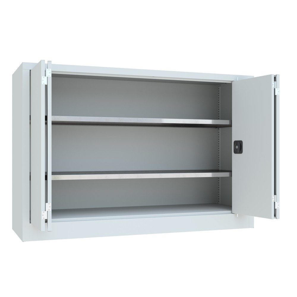 Productafbeelding nr. 5: Vouwdeurkast PAVOY met 2 legborden, hxbxd 1.000 x 1.500 x 500 mm, lichtgrijs, lichtgrijs