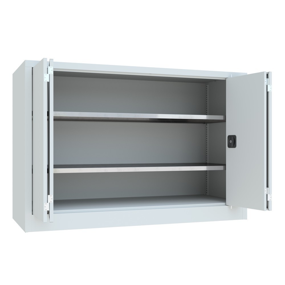 Productafbeelding nr. 5: Vouwdeurkast PAVOY met 2 legborden, hxbxd 1.000 x 1.500 x 600 mm, lichtgrijs, lichtgrijs