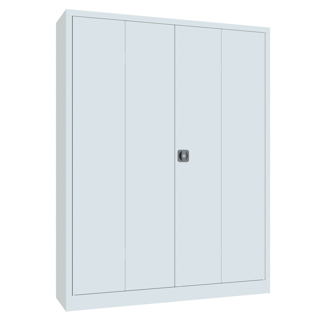 Productafbeelding nr. 9: Vouwdeurkast PAVOY met 4 legborden, hxbxd 1.950 x 1.500 x 400 mm, lichtgrijs, lichtgrijs